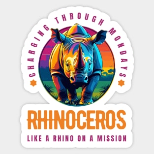 Rhino Style Sticker